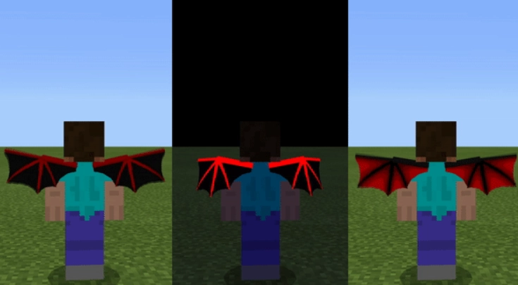 Новые крылья | Мод Анимированные крылья