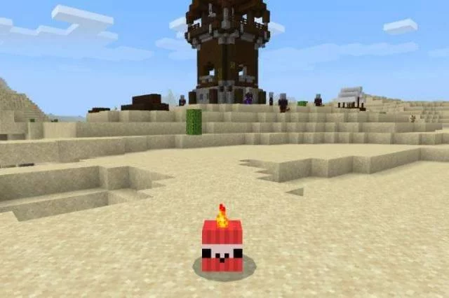 Игрок-блок | Мод Игрок TNT