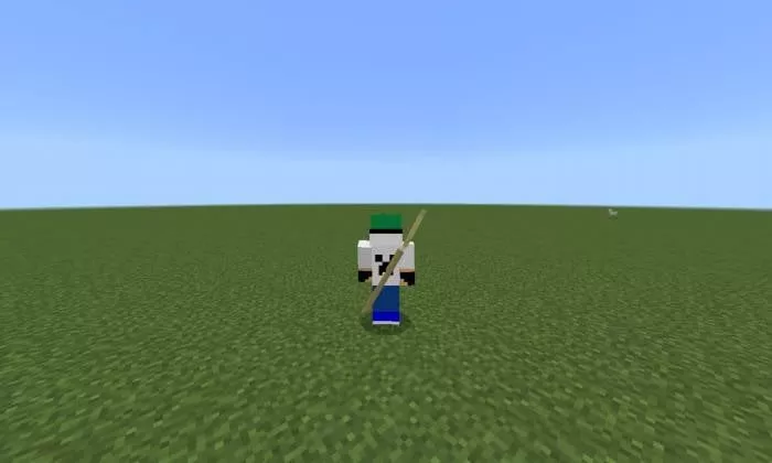 Персонаж с катаной | Мод Рубящий клинок