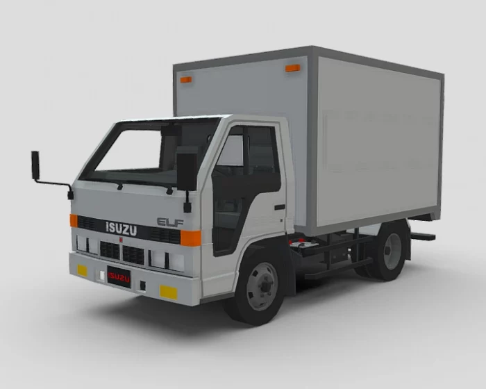 Белый фургон | Мод Исузу Эльф