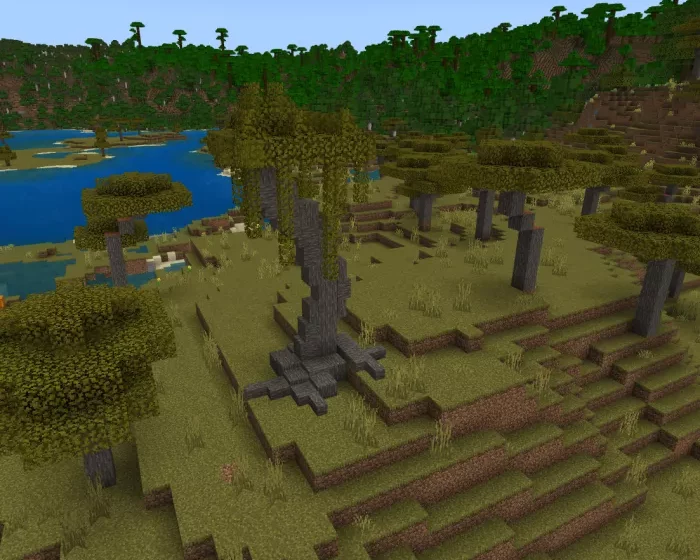 Улучшенная акация | Мод Декоративные блоки