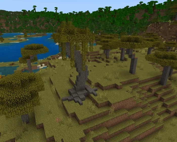 Улучшенная акация | Мод Декоративные блоки