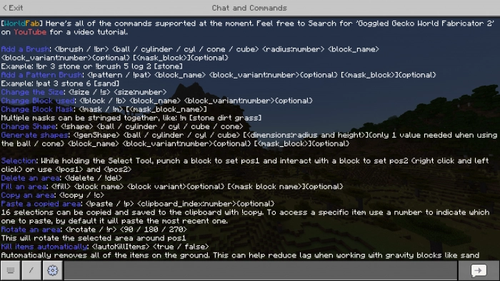 Кастомные команды | Мод Изготовитель мира