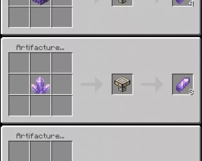 Переработка аметиста | Мод Новые предметы от Nico