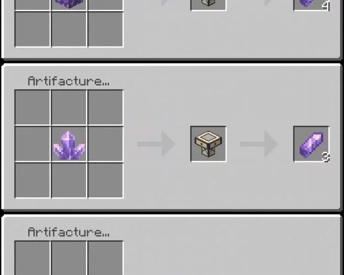 Переработка аметиста | Мод Новые предметы от Nico