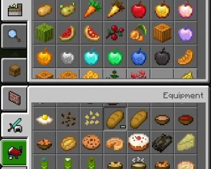 Новая пища | Мод Новые предметы от Nico