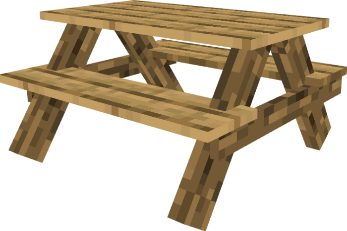 Дворовые столы | Мод Феодальная мебель