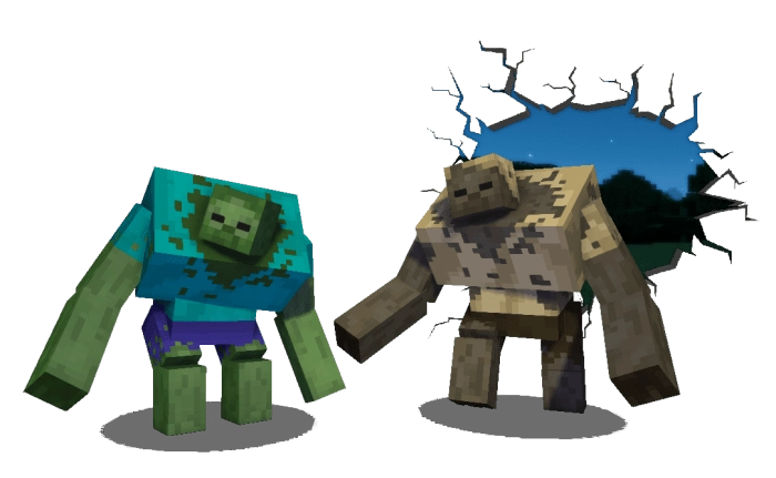 Зомб и кадавр | Мод Мутировавшие мобы