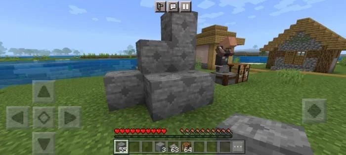 Плотный камень | Мод Защитная статуя