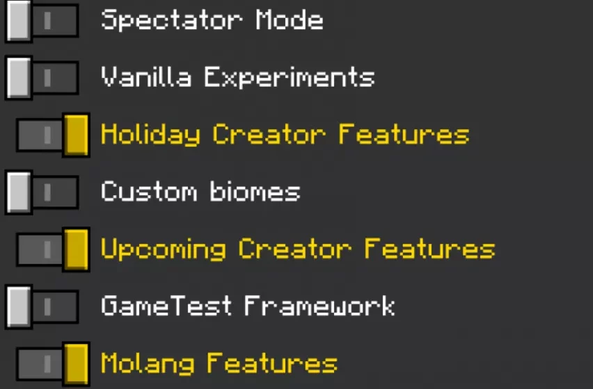 Экспериментальные настройки | Мод Доски+