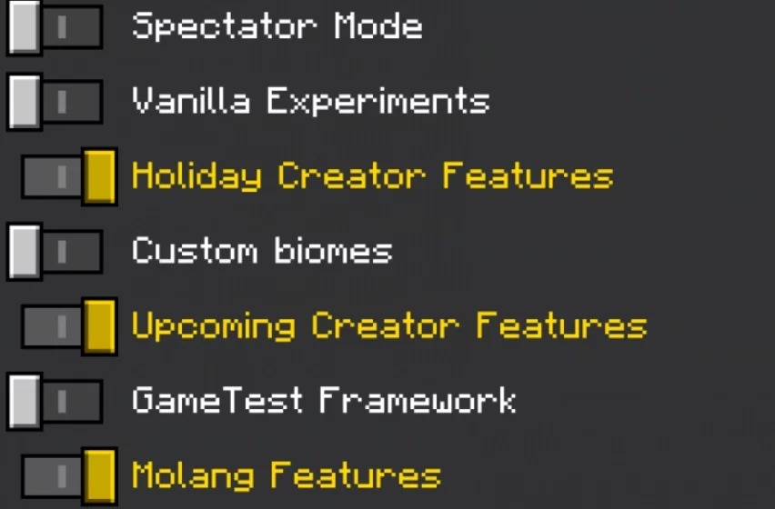 Экспериментальные настройки | Мод Доски+