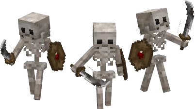 Скелеты-воины и стражники | Мод Фермерская тележка