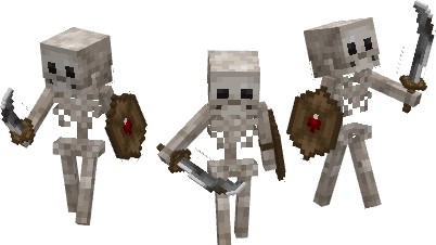 Скелеты-воины и стражники | Мод Фермерская тележка