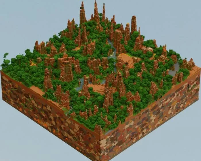 Зеленые столовые горы | Мод Экстрабиомы