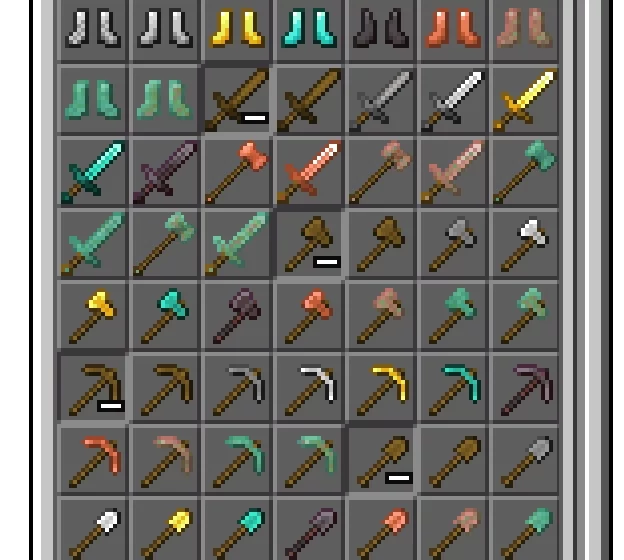 Все предметы | Мод Медное снаряжение