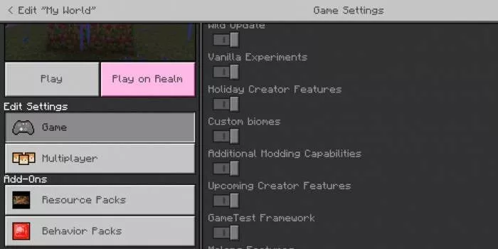 Настройки | Мод Функциональная мебель