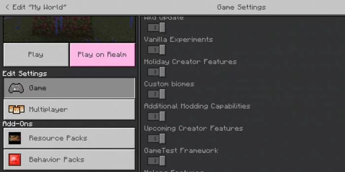 Настройки | Мод Функциональная мебель