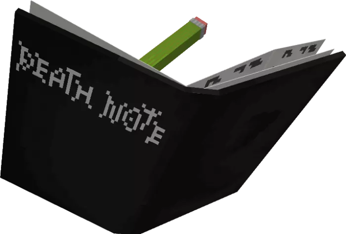 Тетрадь смерти – крафт | Мод Тетрадь Смерти