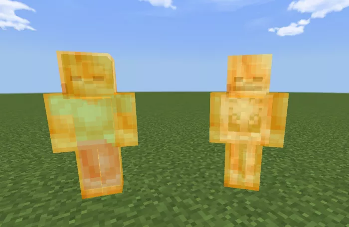 Янтарный и рудный зомби | Мод Рудная экспансия