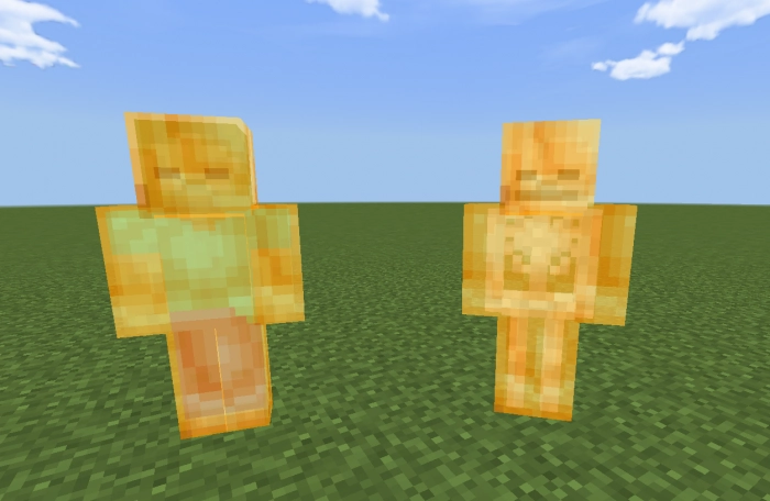 Янтарный и рудный зомби | Мод Рудная экспансия