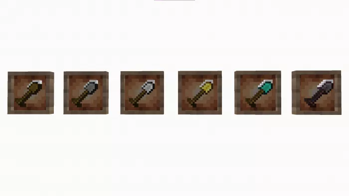 Боевые и обычные лопаты | Мод Оружие и инструменты