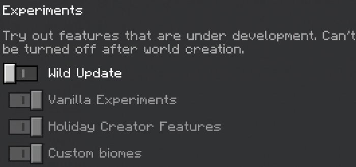 Настройки | Мод Смешанная руда