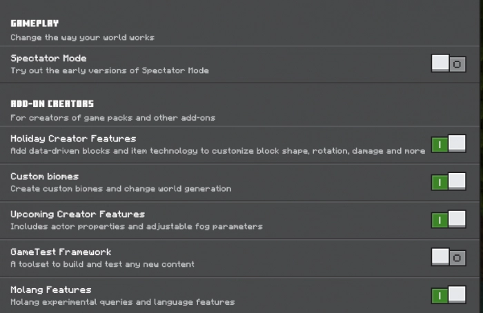 Настройки | Мод Вишневое дерево