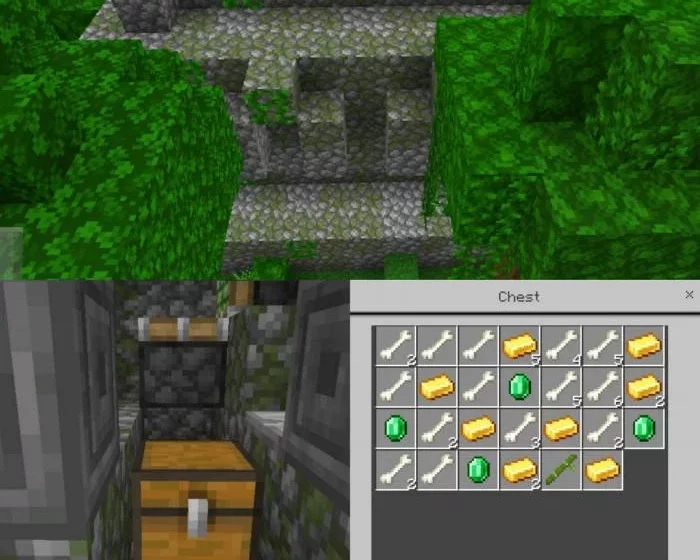 Лут в структурах | Мод Улучшенный лут