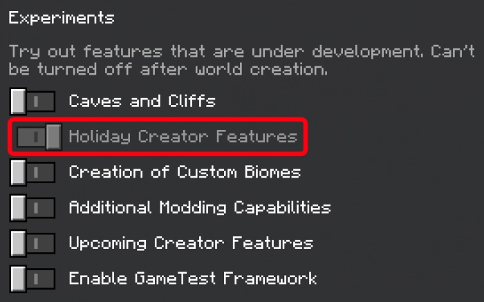 Экспериментальные настройки | Мод Воины