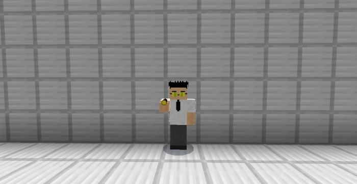 Персонаж с предметом | Мод Трехмерный фонарик