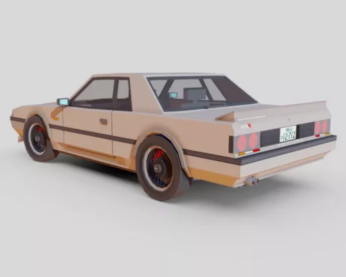 Вид сзади | Мод Ниссан Скайлайн Р31