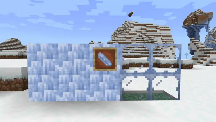 Кристаллы льда | Мод Больше льда