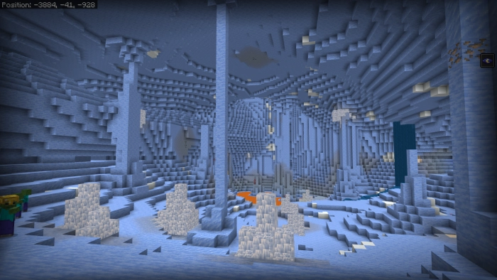 Ледяная пещера | Мод Больше льда