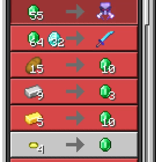 Меню торговли | Мод Фракции