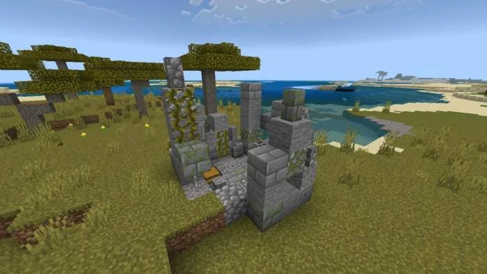 Несколько разрушенных построек | Мод Интересные структуры