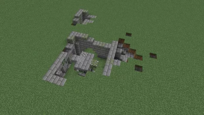 Руины крепости | Мод Интересные структуры