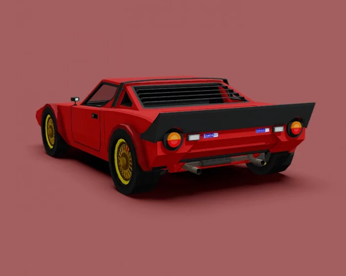 Вид сзади | Мод Ланча Стратос