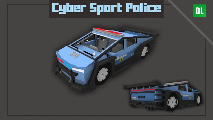 Полиция | Мод Тесла Кибер-трак