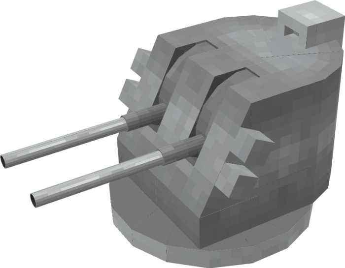 Спаренные пушки 127-мм | Мод Линкор Миссури