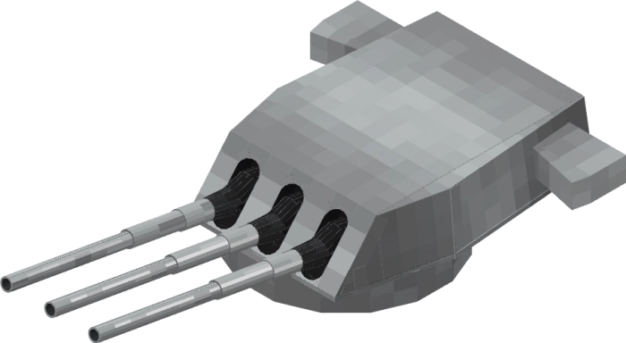 Туррель с 406-мм | Мод Линкор Миссури