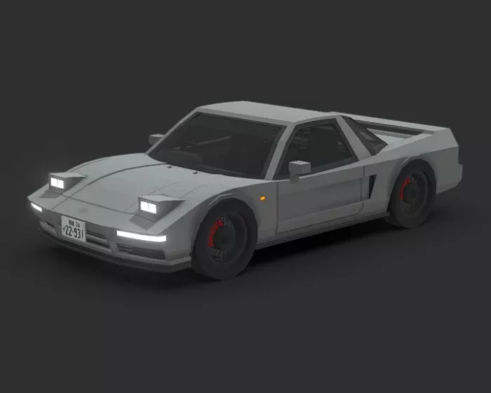 Серебристый | Мод Honda NSX Type S Zero (NA1)
