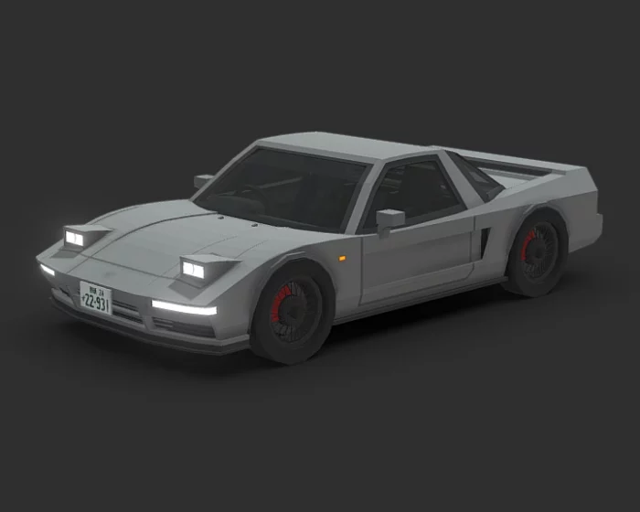 Серебристый | Мод Honda NSX Type S Zero (NA1)