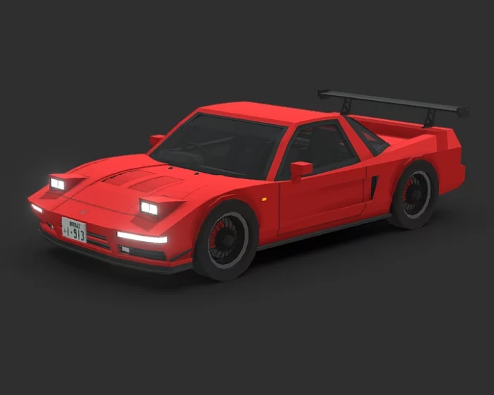 Стоковый вариант, плюс антикрыло | Мод Honda NSX Type S Zero (NA1)