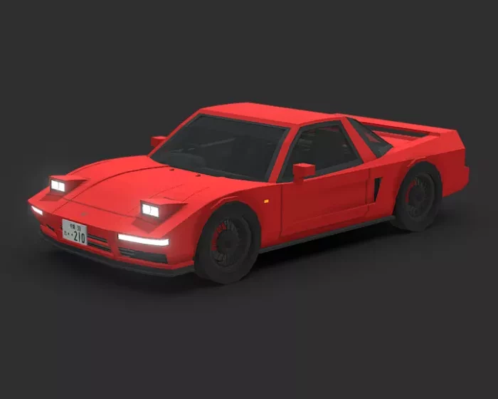 Красный | Мод Honda NSX Type S Zero (NA1)