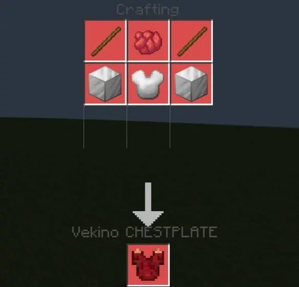 Рецепт создания | Мод Новые доспехи
