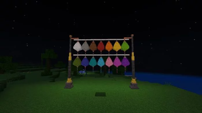 Вариации фонариков | Мод Цветные фонарики