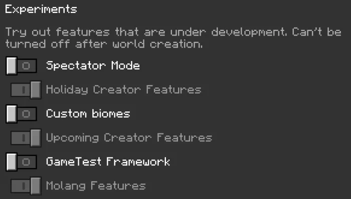Настройки | Мод Блоки и строительные материалы