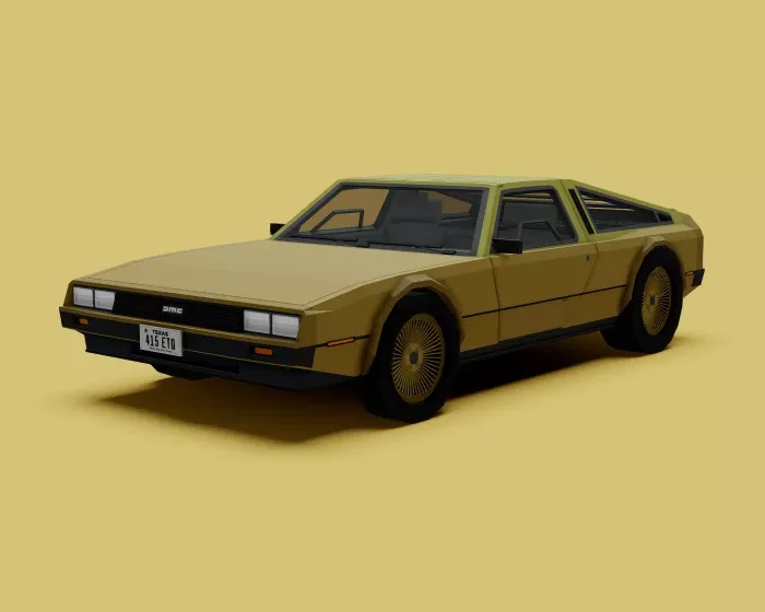 Золотой | Мод DeLorean DMC-12