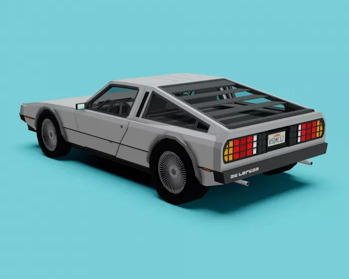 Вид сзади | Мод DeLorean DMC-12