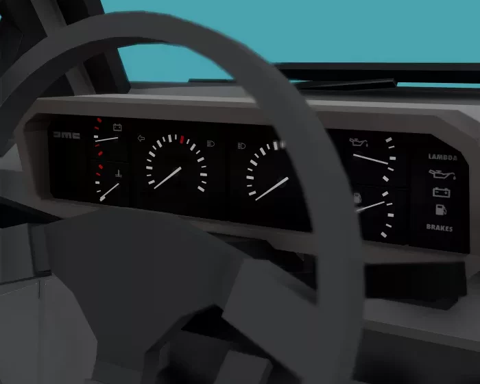 Салон | Мод DeLorean DMC-12